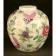 Elegant Chinese Porcelain Vase with Lid. 19th Century. Imperial Qianlong Seal