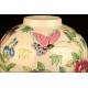 Elegant Chinese Porcelain Vase with Lid. 19th Century. Imperial Qianlong Seal