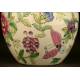 Elegant Chinese Porcelain Vase with Lid. 19th Century. Imperial Qianlong Seal