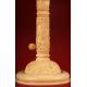 Chinese Stick and Ball Game in Ivory. XIX Century. Hand Carved.