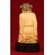 Delicate Chinese Ivory Figure of the God Zhongli Quan. Circa 1920's