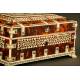 Ivory and Tortoise Shell Box, Probably a Jewelry Box, ca. 50's 20th Century.