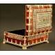 Ivory and Tortoise Shell Box, Probably a Jewelry Box, ca. 50's 20th Century.