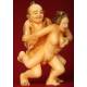 Antique Japanese Erotic Netsuke, Hand Carved Ivory. Signed