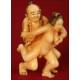 Antique Japanese Erotic Netsuke, Hand Carved Ivory. Signed