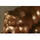 Bronze sculpture 'Woman Smoking', by Botero. Signed.